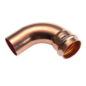 Conector de Cobre de 90 Grados para Tuberías de Agua y Gas, 12 mm - Product Image 1
