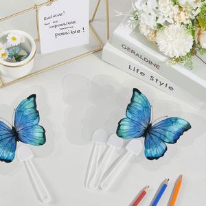 Abanico de Plástico PP con Forma de Mariposa, de Alta Calidad, para Eventos Empresariales, Regalo Promocional, Personalizable - Product Image 5