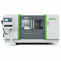 Centre d'usinage horizontal CNC à lit incliné de haute précision HT6L, système de commande Fanuc, moteur unique, robuste
