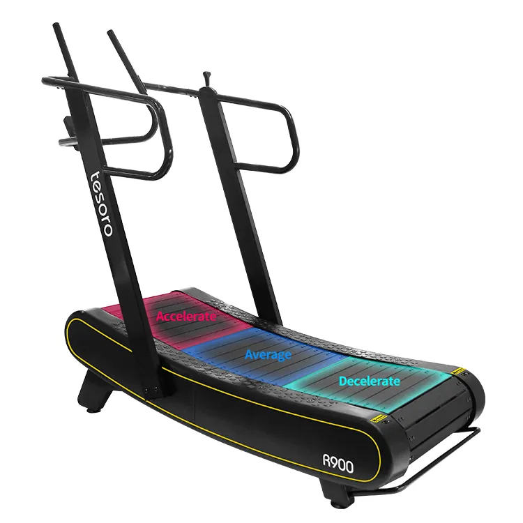 Tapis roulant curvo per tapis roulant curvo per fitness da palestra non motorizzato per uso commerciale