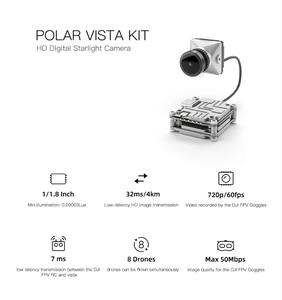 CADDXFPV Caddx Polar Starlight Vista Kit DJI Camera Caddx Nebula Pro Kits Polar Nano Vista Kit pour DJI FPV Goggles V2 - Product Image 6