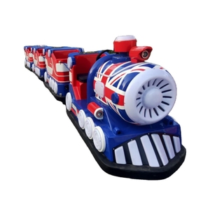 Choo Kids Train Ride Electric Popular Parque de atracciones Tren sin rieles Parques infantiles Batería 13 Asientos 8 horas Monorriel 10 Km/h - Product Image 4