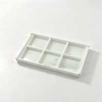 Étui de palette d'ombres à paupières en ABS transparent personnalisé avec logo sur mesure, emballage en gros, protection de l'environnement