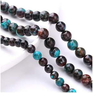 Cuentas sueltas naturales peruanas de pino Fénix cuentas redondas cuentas sueltas tejidas a mano collar pulsera accesorios de joyería - Product Image 4