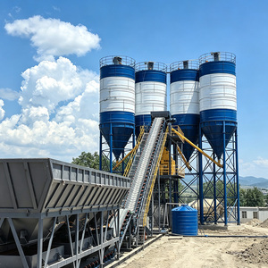 Sistema de Control PLC+PC, Mezcladora Eléctrica JS1000, Línea de Producción de Concreto HZS60 de 60m/h, Planta Dosificadora para Construcción - Product Image 5