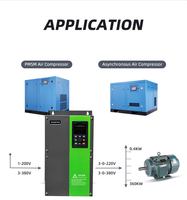 Hailing kipas penggerak kecepatan variabel AC, 22kw IP20 melindungi Inverter tiga fase 380V VFD pompa air Mode kontrol vektor