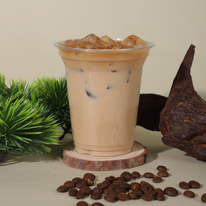 Custom Printed Thick Single Wall PET Beverage Cups with Lids and <b>Straws</b> for Boba/Bubble Tea - Product Image 2