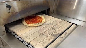 Horno de cocción rápida de 450 grados para cinta transportadora de piedra de pizza napolitana y Armenia para cocción de 90 segundos para uso en panadería - Product Image 3