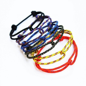Nuovo Design Braccialetto Regolabile in Corda Paracord Intrecciata a Mano da 2mm con Moschettone in Lega di Zinco 241cm - Product Image 6