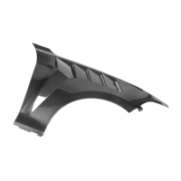 Guardabarros Laterales de Fibra de Carbono Real Estilo SY para BMW Serie 1 F20 Serie 2 F22 2015-2019, Reemplazo de Guardabarros Delanteros