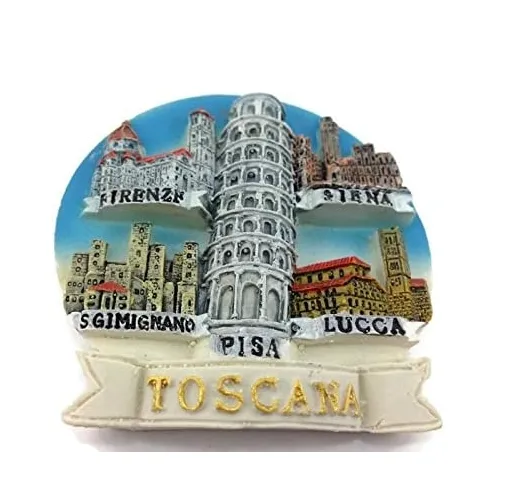 In resina 3D italiano Tuscan frigorifero magnete souvenir da viaggio