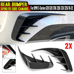 2 Piezas de Alerón Divisor de Parachoques Trasero con Luz Antiniebla y Rejilla de Ventilación para BMW Serie 3 G20 G28 318i 320i 330 325i 2019-2022 - Product Image 1