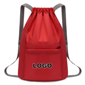 Tas punggung tali serut kasual luar ruangan logo kustom tas kolor lipat tahan air tas tali serut untuk ransel - Product Image 1