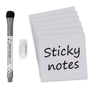 Wieder verwendbare beschreibbare Peel Stick Namensschilder Etiketten halter Dry Erase Sticky Label Memo Pad für Lager und Regal