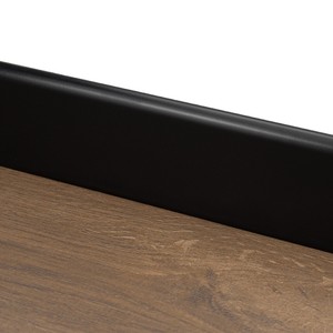 Battiscopa in Ceramica Nero Satinato 8x60 Cm con Bordi Irregolari - Product Image 6