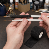 Bande adhésive antidérapante ACQ pour poignée de pinceau, bandage auto-adhésif, bandage élastique cohésif pour peinture miniature Warhammer