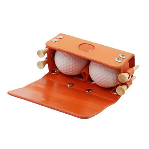 Sac de golf portable à prix d'usine, pochette durable pour balles de golf, porte-balles de golf en cuir à clipser à la ceinture - Product Image 4