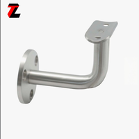 Support mural contemporain en acier inoxydable Tezen SS316 de qualité supérieure pour garde-corps en verre, usiné CNC, pour main courante d'escalier