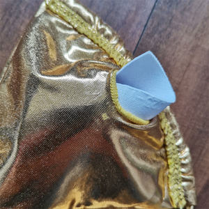 Haute qualité nouveau brillant or 3 pièces <span class=keywords><strong>maillot</strong></span> <span class=keywords><strong>de</strong></span> <span class=keywords><strong>bain</strong></span> maillots <span class=keywords><strong>de</strong></span> <span class=keywords><strong>bain</strong></span> couvrir Bikini ensemble femmes personnalisé licou String logo maillots <span class=keywords><strong>de</strong></span> <span class=keywords><strong>bain</strong></span> - Product Image 5