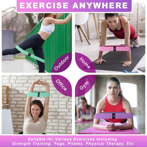 Bandas de Resistencia de Látex Ecológicas con Múltiples Niveles de Resistencia para Gimnasio en Casa - Duraderas e Impermeables - Product Image 5