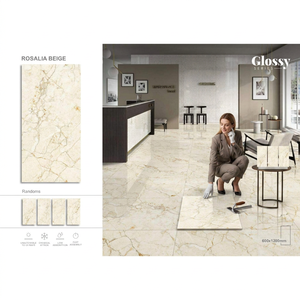 Modern Glossy Porcelain Tiles 24x48 Inch Polished Floor <b>Wall</b> for Luxury Interiors - Product Image 6