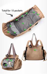 Bolsa de Viaje Multifuncional Deportiva Impermeable y Antirrobo Oxford 2026, <span class=keywords><strong>Mochila</strong></span> Elegante para Mujer, Bolsa de Hombro Cruzada - Product Image 5