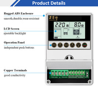 Contrôleur intelligent de pompe à eau monophasé 2.2KW 3KW pour le traitement des eaux pluviales de jardin avec minuterie numérique pour pompes de puisard