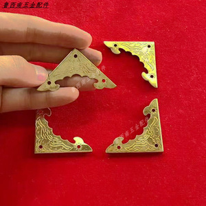 Bat Shaped <b>Corner</b> <b>Protectors</b> 56mm X 40mm Antique Brass Plated For Wooden Box Jewelry Case Decorative Vintage Style - Product Image 4
