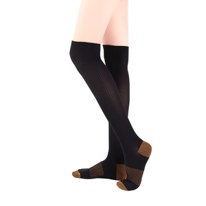 Knee Reinforced Polyester Nylon Sports <b>Socks</b> Taiwan Made Eco-Friendly Durable Performance Athletic Long <b>Socks</b> - Product Image 1