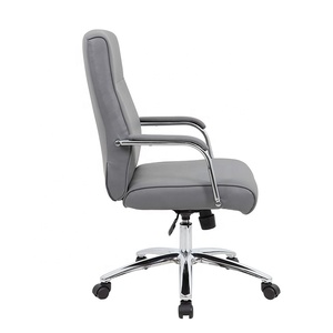 Giá rẻ grey Da Thương mại đồ nội thất Ông Chủ văn phòng Ghế điều hành chỗ ngồi Ergonomic khí tốt nhất nâng nhà văn phòng bàn ghế - Product Image 6