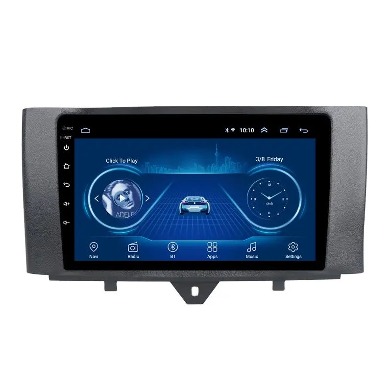 Android 10 Car Radio GPS Navigation For Mercedes Benz Smart Fortwo 2011-2015 Car DVD Player WIFI Ee058284