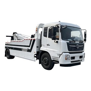 รถยกกู้ภัยแบบรวมติดตั้ง Dongfeng 4x2 สำหรับงานหนัก พร้อมบูม 12 ตัน และล้อยก - Product Image 1