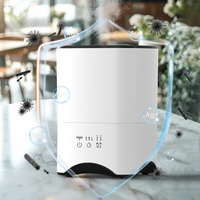Humidificateur ultrasonique portable 5L à ions négatifs, diffuseur d'arômes, stérilisateur ultrasonique pour la maison, l'hôtel et la voiture