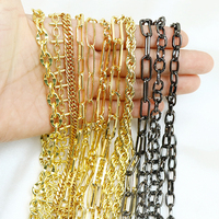Accessoires de chaîne : Chaîne Figaro, Chaîne torsadée épaisse, Chaîne cubaine Miani, Chaîne trombone, Chaîne serpent, Chaîne corde, Collier plaqué or 18 carats pour Hommes et Femmes