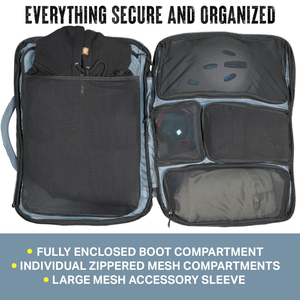 Sac de transport pour <span class=keywords><strong>chaussures</strong></span> de <span class=keywords><strong>ski</strong></span> 65L pour les activités de plein air et le rangement des casques de <span class=keywords><strong>ski</strong></span> - Product Image 3