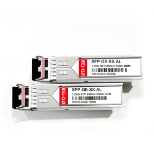 Module SFP Gigabit SFP--SX-AL 1000BASE-SX 1,25G 850nm pour fibre multimode jusqu'à 550m, connecteur LC <span class=keywords><strong>duplex</strong></span>, 5G POE TCP - Product Image 1