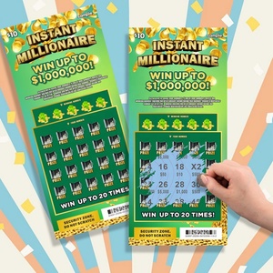 Green <b>Gold</b> Scratch Lottery Custom Winning Scratch-Off Layer Sample Design Classic Gameplay Authentic Redemption - Product Image 5