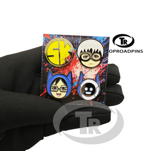 Quà lưu niệm nhà máy bán buôn thiết kế khác nhau sinh thái thân thiện được thực hiện tại Trung Quốc kim loại biểu tượng pin tùy chỉnh - Product Image 4