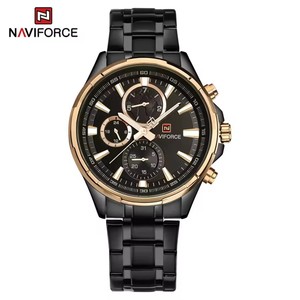 Montre à quartz de luxe pour homme NAVIFORCE NF9089, montre pour homme, cadeau, bracelet en acier inoxydable, montres de sport - Product Image 2
