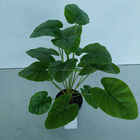 Plante artificielle Scindapsus, fausse feuille de lierre, Epipremnum, Pothos doré synthétique, petit bonsaï 50 cm pour centres de table, décoration de magasin et de maison