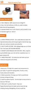 Cinta <span class=keywords><strong>de</strong></span> Rayón Rígida Premium con Tela Resistente y Adhesivo Transpirable <span class=keywords><strong>de</strong></span> Óxido <span class=keywords><strong>de</strong></span> <span class=keywords><strong>Zinc</strong></span> Termofusible <span class=keywords><strong>para</strong></span> Rugby, Fútbol y Béisbol - Product Image 6