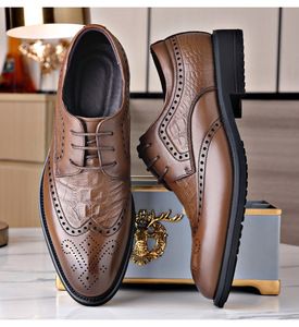 Zapatos de Vestir de Cuero Vacuno Genuino Hechos a Mano de Alta Calidad para <span class=keywords><strong>Hombre</strong></span>, Calzado Formal de <span class=keywords><strong>Boda</strong></span> Italiano de Verano, Zapatos Oxford para <span class=keywords><strong>Hombre</strong></span> - Product Image 3