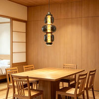 Luminaires suspendus de luxe pour cuisine, salle à manger, restaurant, hôtel, décoratifs, 3 boules de verre, luminaire suspendu en verre avec décor en marbre