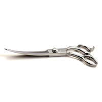Ciseaux de coiffure professionnels pour salon, en acier inoxydable 440C, lame tranchante, manche long, pour droitiers, 28 dents, personnalisables