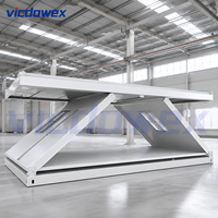 Casa Contenedor Plegable Prefabricada Tipo Z, Resistente a Terremotos, para Oficina, Campamento de Trabajadores, Almacén, Alojamiento Temporal