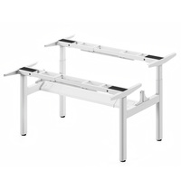 Bureau de travail électrique réglable en hauteur pour personnel, poste de travail informatique moderne, table d'étude ergonomique assis-debout