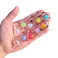 Breloques Tortue Lumineuses Colorées à Dos Plat pour Coques de Téléphone DIY, Décoration Micro-Paysage Kawaii pour Aquarium et Terrarium, Tortue qui Brille dans le Noir