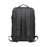 Sac à dos d'ordinateur portable de bureau mobile léger et durable avec logo personnalisé, fermeture éclair, bretelles arquées, polyester, pour ordinateur portable 15 pouces