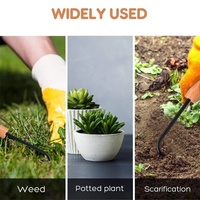 Nouvel outil de jardinage DIY 2025 : Désherbeur avec support OEM personnalisable, désherbeur de racines de qualité industrielle avec manche en bois