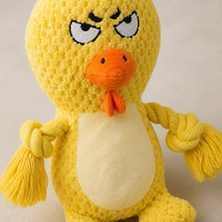 Mainan Tali Anjing Kartun Berbunyi, Desain Dinosaurus, Anak Ayam, Harimau, Interaktif, Dapat Digigit, Bersuara Kusut, Nanas, Tali Kapas Plush